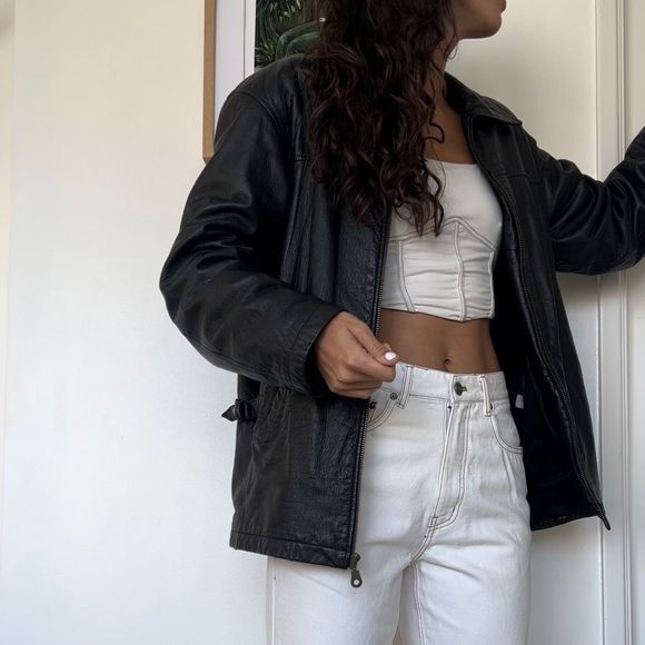Wilsons Leather Jackets & Blazers - Wilson’s Leather Vintage Oversized Leather Jacket - S